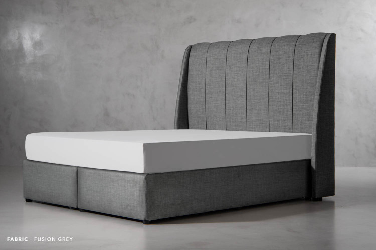 Mia Bed - King King Size Beds - Fusion Grey