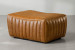 Cuban Leather Stool - Tan