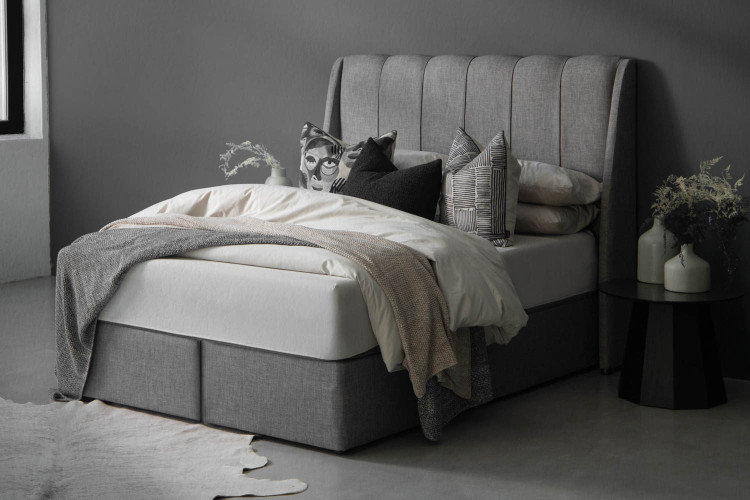 Mia Bed - King King Size Beds - Fusion Grey