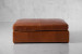 Archer Leather Ottoman - Burnt Tan Ottomans - 2