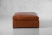 Archer Leather Ottoman - Burnt Tan Ottomans - 3