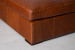 Archer Leather Ottoman - Burnt Tan Ottomans - 4