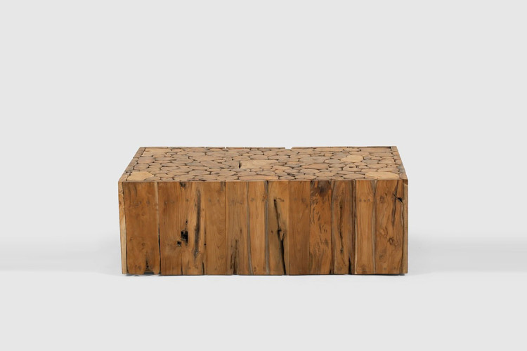 Lyra Teakroot Rectangular Coffee Table for Sale -