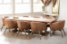 Bordeaux Lennon 8-Seater Leather Dining Set (2.7m) - Tan 8 Seater Dining Sets - 1