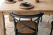 Vancouver La Rochelle 6 Seater Dining Set - 1.8m - Rustic Black 6 Seater Dining Sets - 7