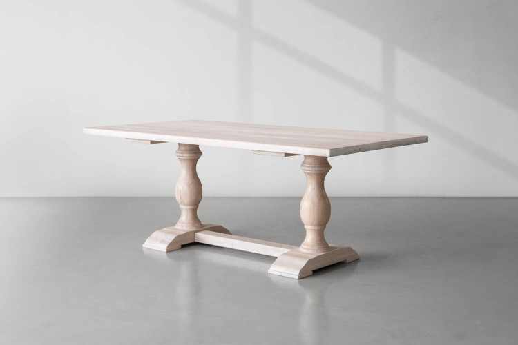 Bordeaux Dining Table - 1.9m - Misty Oak Dining Tables - 1