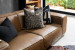 Jagger 3-Seater Leather Couch - Sahara