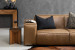 Jagger 3-Seater Leather Couch - Sahara