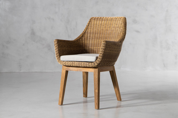 Morgan Armchair - Natural Dining Chairs - 1