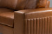 Nixon Four Piece Leather Corner Couch - Desert Tan