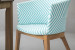 Cala Chair - Light Teal & White Armchairs