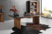 Cordoba Dining Table - 2.4m - Natural & Black