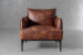 Plymouth Leather Armchair - Mocha Armchairs - 2