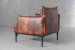 Plymouth Leather Armchair - Mocha Armchairs - 5