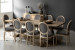 Bordeaux Olivia 10 Seater Dining Set - 2.7m - Dark Grey -