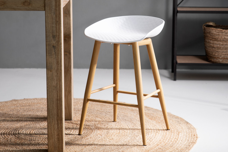 Hunter Counter Bar Stool - White