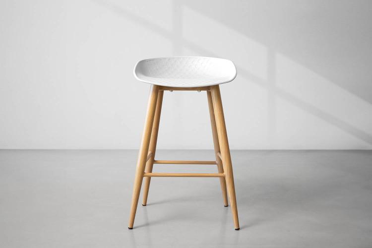 Hunter Counter Bar Stool - White