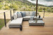 Milan Daybed Corner Patio Set Titanium | Patio Sets -