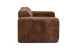 Jagger 2 Seater Leather Couch - Spice