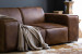 Jagger 2 Seater Leather Couch - Spice