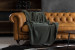 Jefferson Chesterfield 3-Seater Leather Couch - Tan Brown