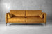 Ottavia 3-Seater Velvet Couch - Aged Mustard