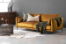 Ottavia 3-Seater Velvet Couch - Aged Mustard