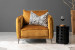 Ottavia Velvet Armchair - Aged Mustard