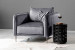 Ottavia Velvet Armchair - Grey