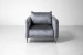 Ottavia Velvet Armchair - Grey