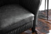 Serena Leather Armchair - Black -