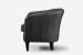 Serena Leather Armchair - Black -