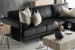 Hayden Velvet L-Shape Couch - Midnight