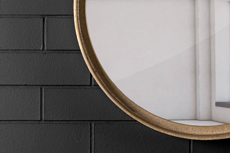 Dinesh Mirror - Medium - Gold