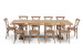 Bordeaux Provance 10 Seater Dining Set -  2.7m -