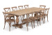 Bordeaux Provance 10 Seater Dining Set -  2.7m -