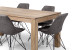 Montreal Enzo 6 Seater Dining Set (1.6m) - Vintage Grey 6 Seater Dining Sets - 8