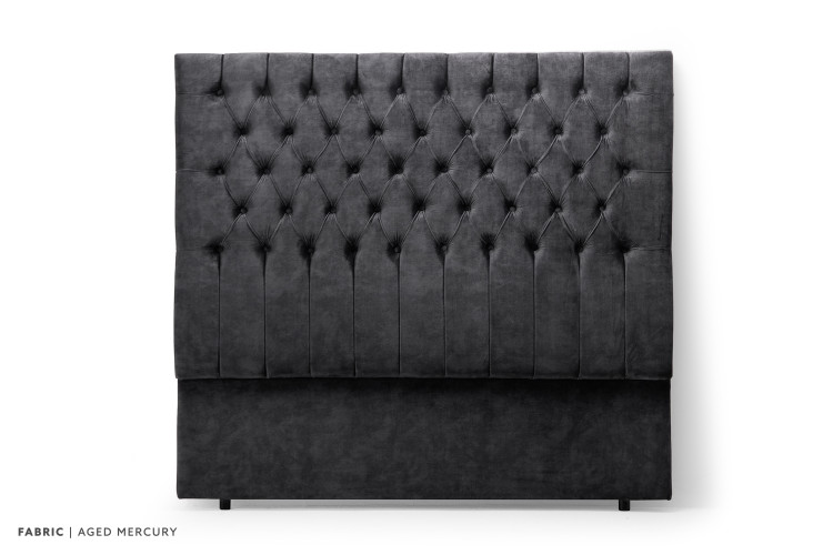 Kate Headboard - King - Aged Mercury King Headboards - 1