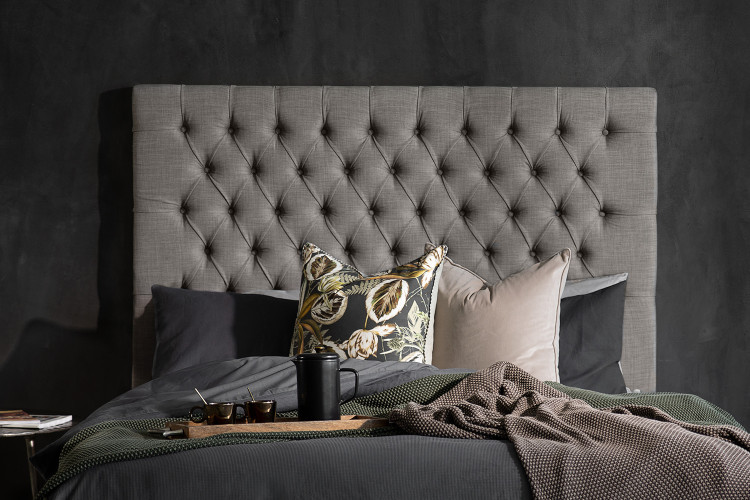 Kate Headboard - King - Alaska Grey King Headboards - 1