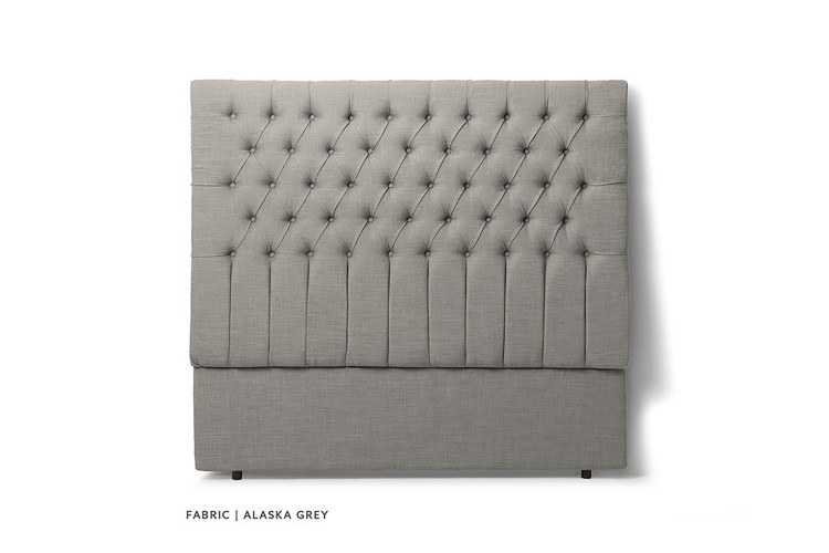 Kate Headboard - King - Alaska Grey King Headboards - 1