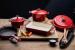 Nouvelle Cast Iron 8 Piece Cookware Set - Red Nouvelle Cast Iron Sets - 2