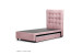 Alexa - Single Dual Function Bed -  Velvet Pink Kids Beds - 3