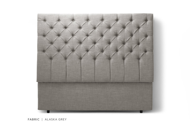 Bethany - Double Headboard - Alaska Grey Double Headboards - 1