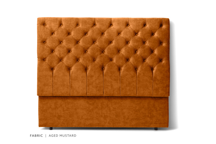 Bethany - King Headboard - Aged Mustard King Headboards - 1