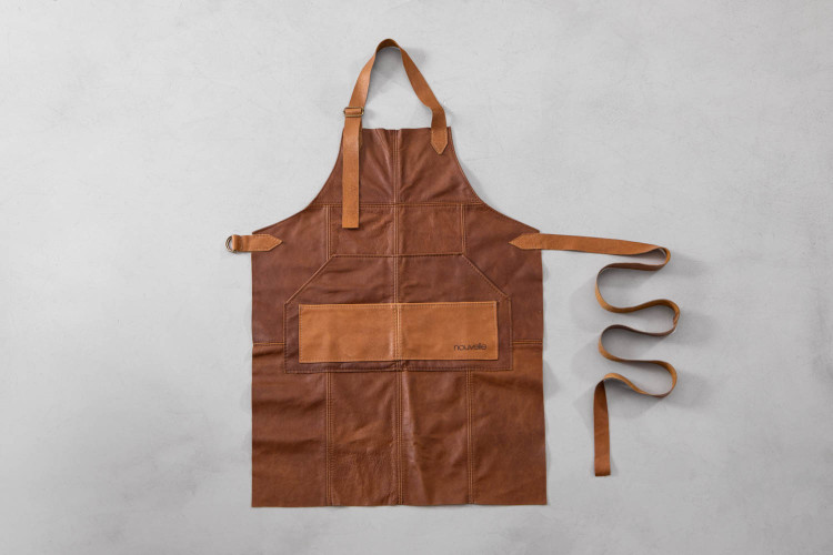 Nouvelle Leather Apron - Brown & Tan Aprons - 1