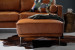 Ottavia Leather Ottoman - Desert Tan Ottomans - 3