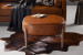 Prague Leather Ottoman - Vintage Tan Ottomans - 4