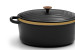 Nouvelle Cast Iron Oval Casserole-35cm-Matt Black Cookware - 5