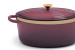 Nouvelle Cast Iron Oval Casserole-35cm-Plum Cookware - 4