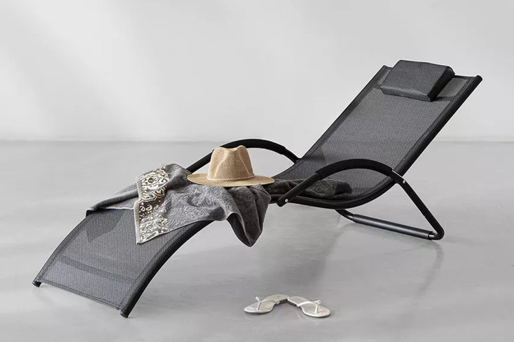 Florida Pool Lounger - Jet Black Sun and Pool Loungers - 1